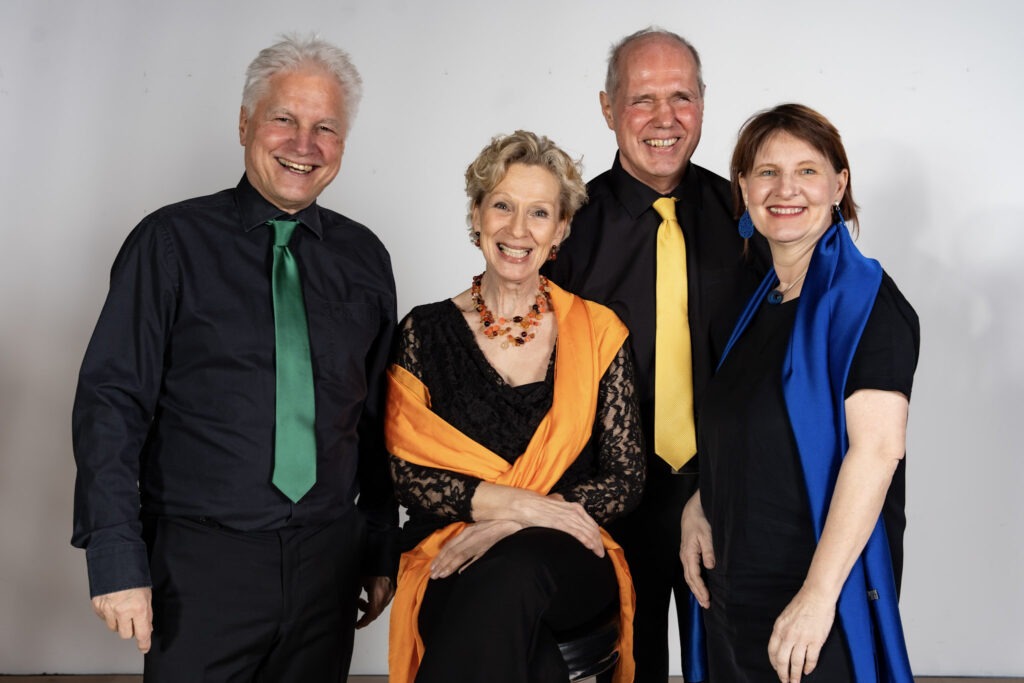 Auftakt 4er, Susanne, Marianne, Herwig, Peter