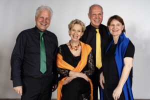 Auftakt 4er, Susanne, Marianne, Herwig, Peter