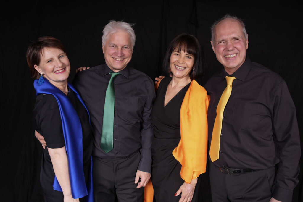 Auftakt 4er, Susanne, Marianne, Herwig, Peter