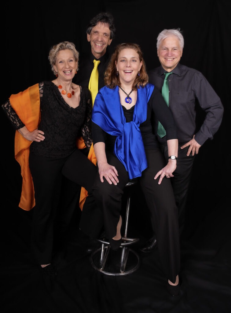 Auftakt 4er: Susanne, Margit, Herwig,Hannes